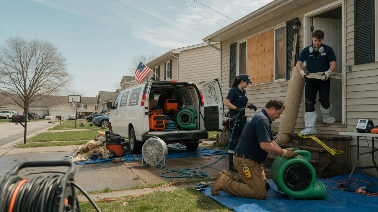 Water Damage Restoration in Orangeville, IL near me